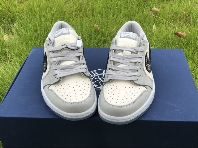 COMBO Air Dunk Dior + Jordan 4 Military Black