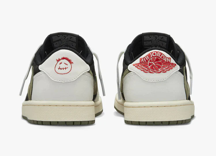 COMBO Air Jordan 1 Low Travis + Jordan 4 Military Black