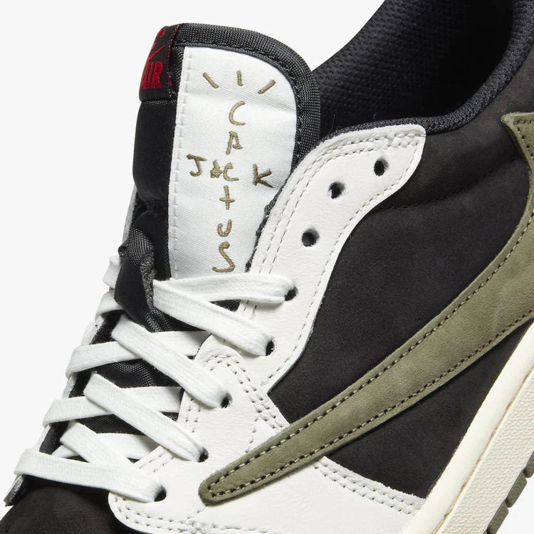 COMBO Air Jordan 1 Low Travis + Jordan 4 Military Black