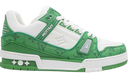 LOUIS VUITTON TRAINER LOW GREEN