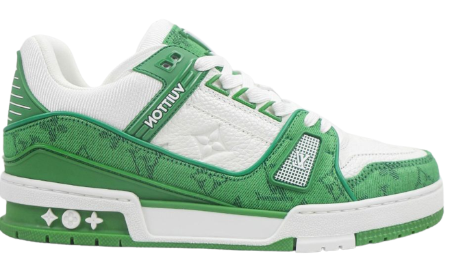 LOUIS VUITTON TRAINER LOW GREEN