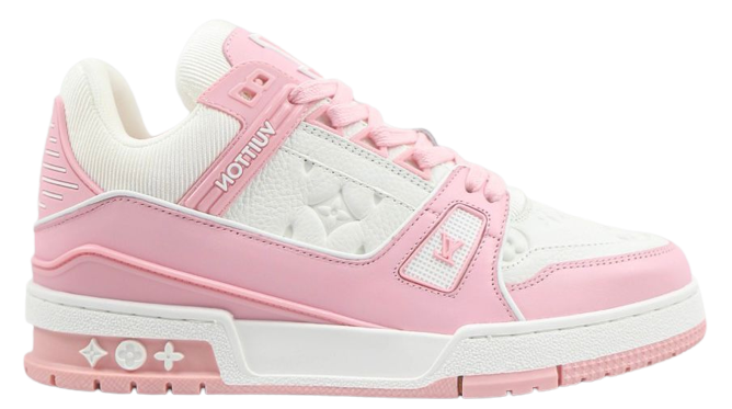 LOUIS VUITTON TRAINER LOW PINK